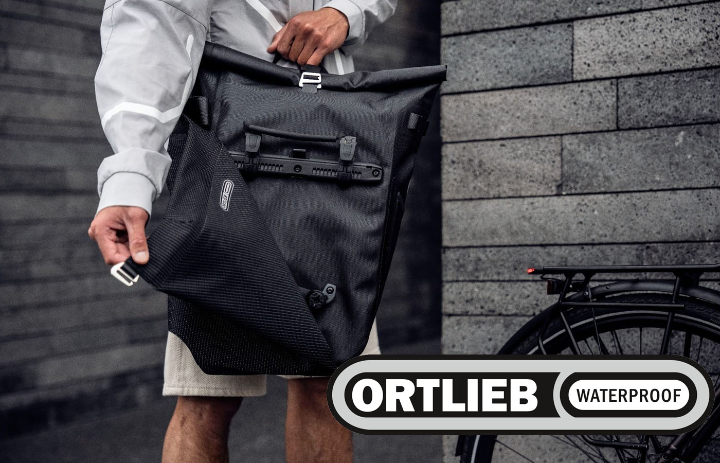 Ortlieb:  Vario High-Vis Pannier & Backpack Combo